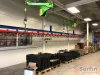 Hanging station with parts on the floor