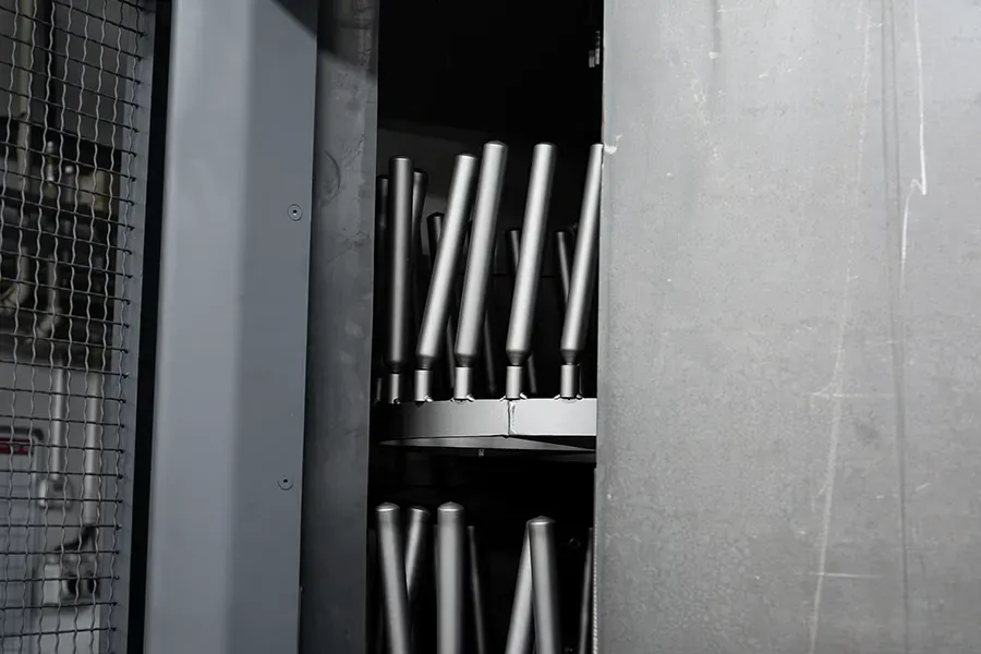 Shot-blasted steel cartridges