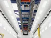 Rail wagon coating line conveyor
