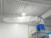 Filtered air discharge ducting