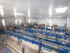 View of drying oven with floor conveyor