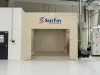 Wash booth inside view