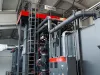 Blasting machine with blasting wheels