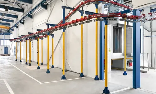 Automatická linka povrchových úprav