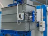 Compact blasting booth filtration unit