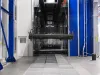 Wagon entering a drying oven