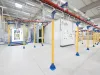 Lakovací kabina a panel řídicího systému ESCO