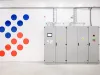 Hlavní panel ovládacího systému ESCO s logem
