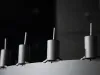 Hanging system for blasting steel cartridges