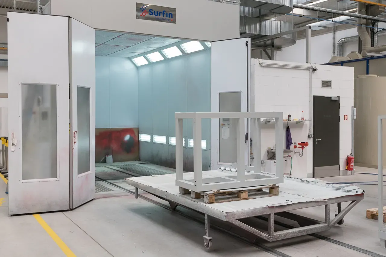 Metal part after coating at LAC