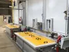 Covered vats with pre-treatment chemicals