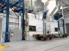 Freight wagon coating line facility