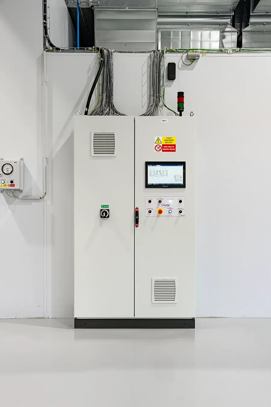 Wet coating line ESCO control system panel