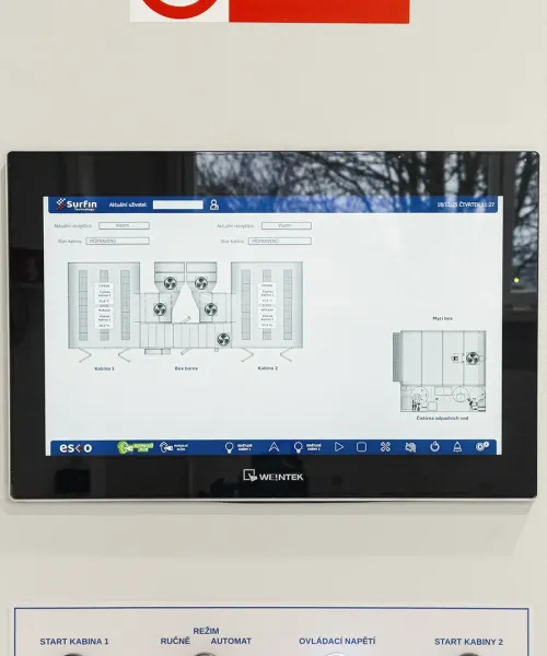 ESCO control system close-up
