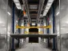 Overhead conveyor transporting wagon