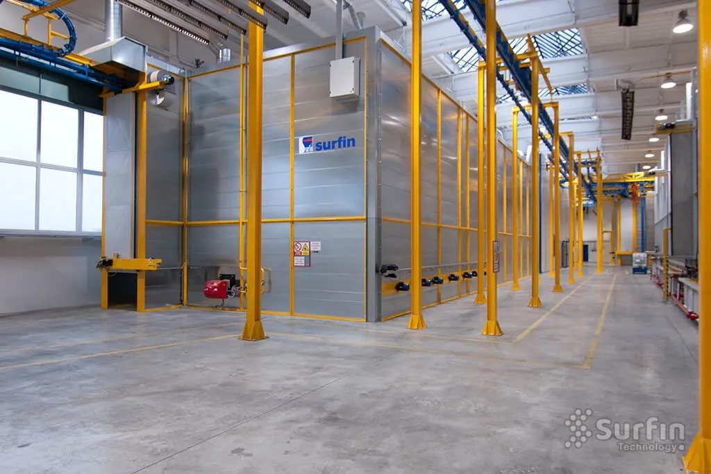 Coating line exterior view
