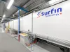 Powder coating line exterior view