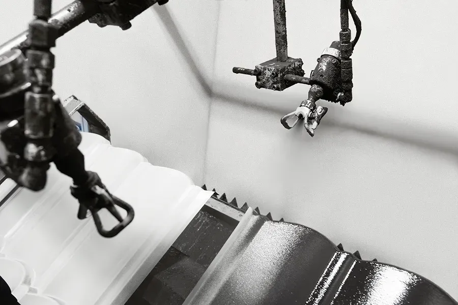 Wet base-coat application station