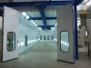 Coating booth side view
