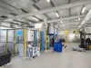 Metal roof tiles wet coating line – robotic hanging station