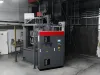 Three-chamber carousel blasting machine