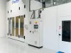 ESCO control system control panel in industrial wet coating booth