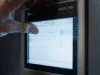 Carousel blasting machine touchscreen control