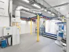 View of coating line station