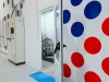 Wet coating booth kitchen entrance
